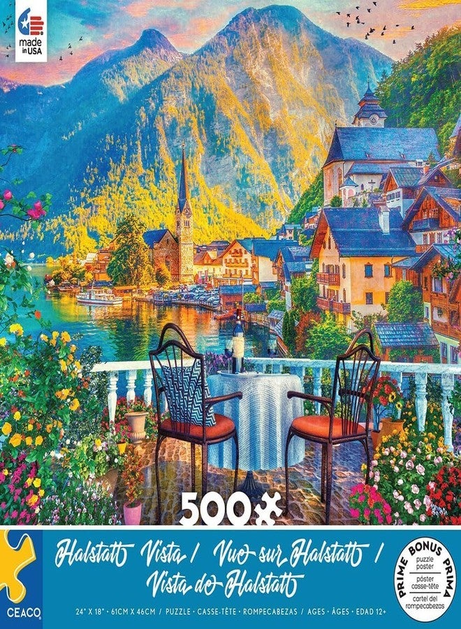 سيكو أحجية الصور المقطوعة Ceaco - حول العالم - هالشتات فيستا - 500 قطعة - Image 3